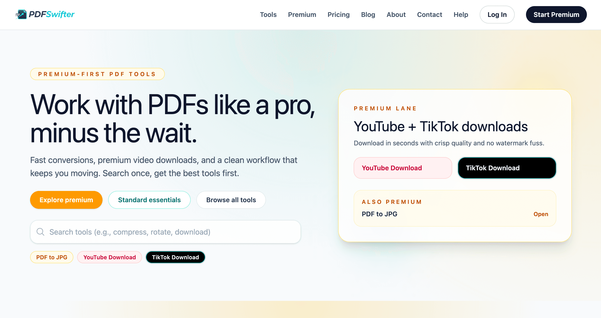 PDFSwifter - All-in-One Document Toolkit preview